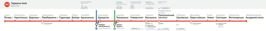 Червона гілка метро Київ
