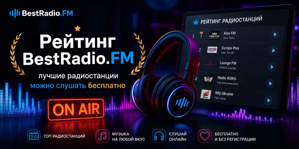 Як слухати всі радіостанції України та світу онлайн на БестРадіо